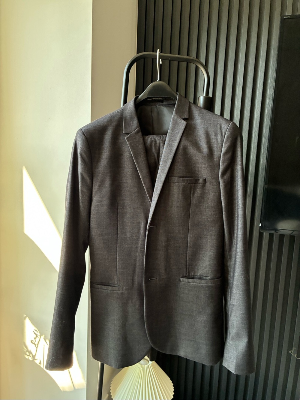 H&M Charcoal Gray suit (Super Skinny)